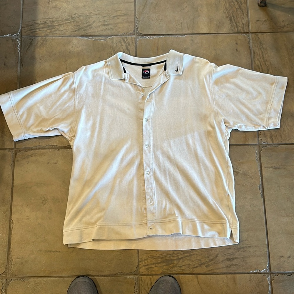 Nike button-down golf shirt